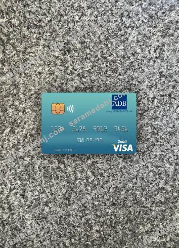 Solomon Islands ADB Bank visa debit card photolook front